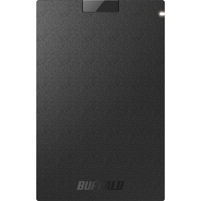 BUFFALO (バッファロー) USB 3.2(Gen 1)対応 外付けポータブルSSD 2TB(簡易パッケージ) (PS5/ PS4/ PS4 PRO 動作確認済) SSD-PG2.0U3-BC/ N 返品種別B｜joshin｜02