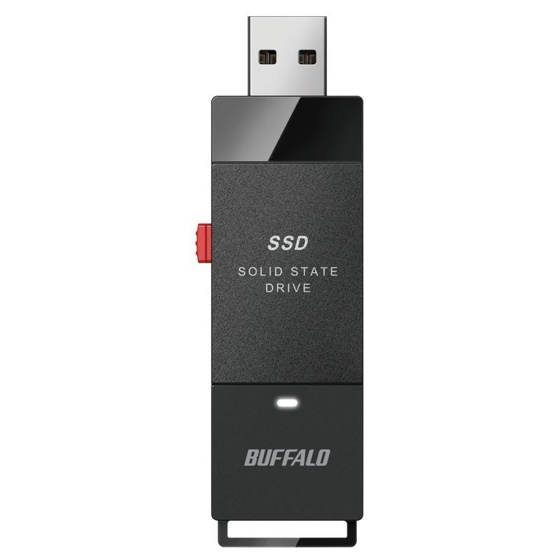 BUFFALO (バッファロー) USB 3.2(Gen 2)対応 外付けポータブルSSD 2TB(簡易パッケージ) (PS5/ PS4 動作確認済) SSD-SCT2.0U3BA/ N 返品種別B｜joshin｜02