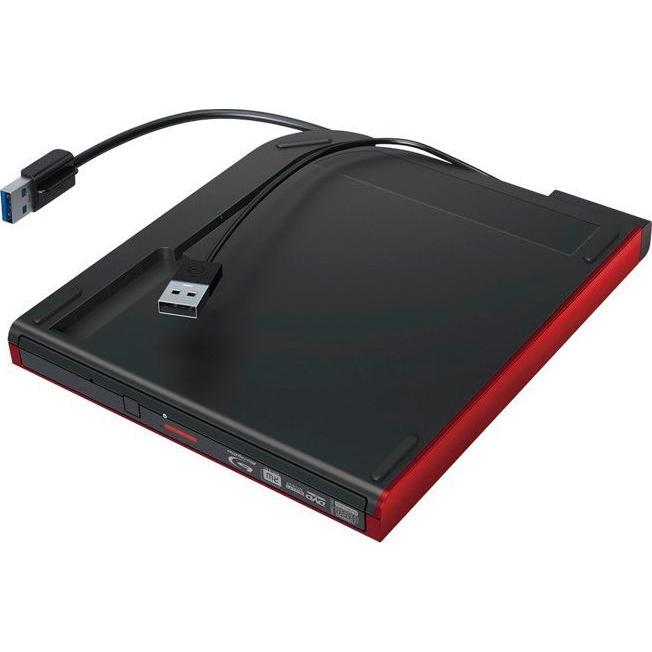 BUFFALO (バッファロー) USB 3.2(Gen 1)対応 ポータブルブルーレイドライブ(レッド) BRXL-PTV6U3-RDB 返品種別A｜joshin｜05