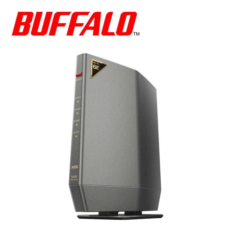BUFFALO AirStation WSR-5400XE6 [チタニウムグレー]の商品画像（Yahoo!ショッピング）