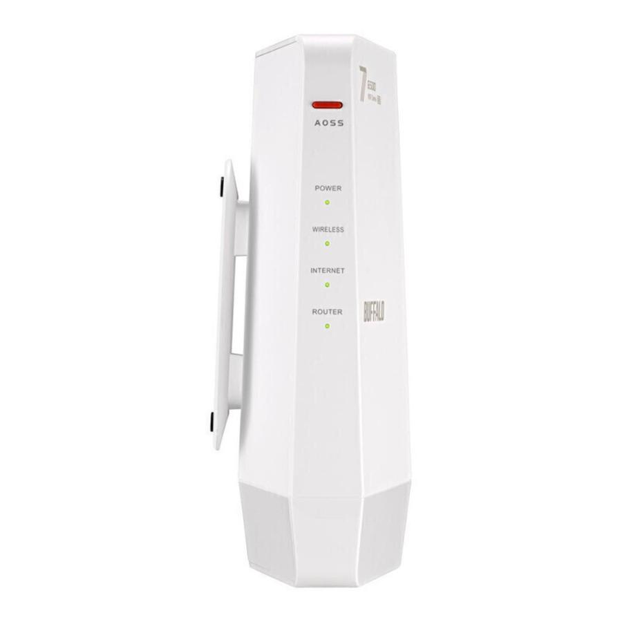 buffalo Wi-Fi 7 ホワイト バッファロー（Buffalo） Wi-Fi 7(11be)対応デュアルバンドWi-Fi