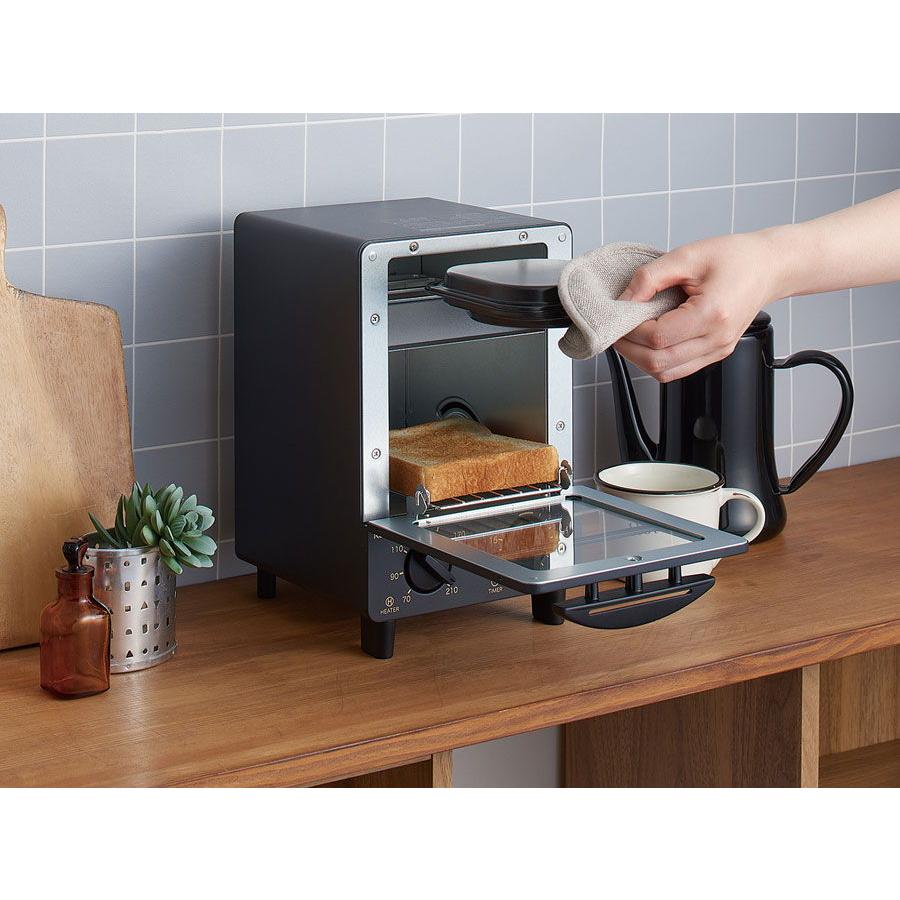 電子レンジ・オーブン KOIZUMI KOS-0601/K BLACK Koizumi KOS-0601/K Toaster Oven with Fried Egg Tray