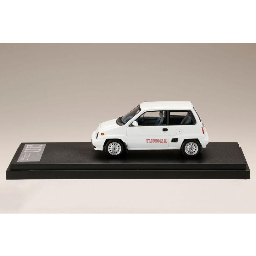 MARK43 1/ 43 ホンダ CITY TURBO II グリークホワイト(PM43139W)ミニカー 返品種別Bの画像