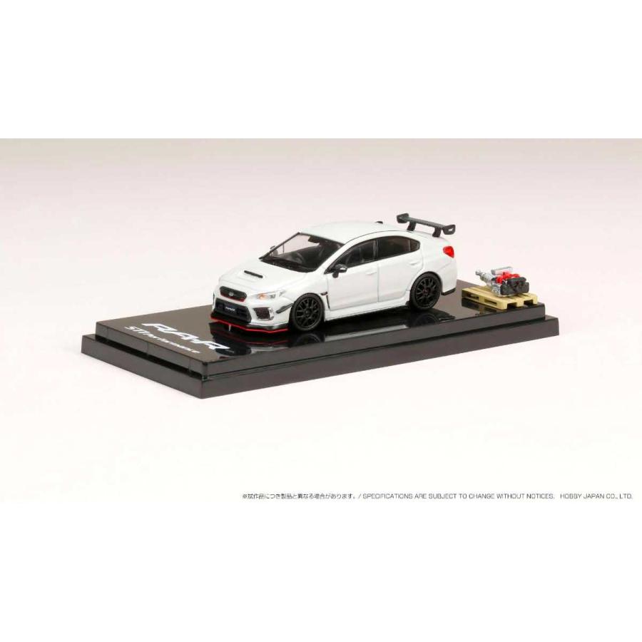 ホビージャパン 1 64 スバル Wrx Sti Ra R オプション装着車 エンジンディスプレイモデル付 クリスタルホワイトパール Hjw ミニカー 返品種別b3 179円 評判