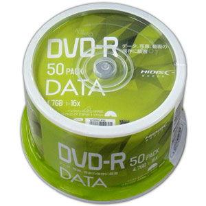 HIDISC データ用 16倍速対応DVD-R 50枚パック スーパーSALE 絶対一番安い セール期間限定 4.7GB VVDDR47JP50 返品種別A ハイディスク ホワイトプリンタブル