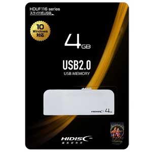 (未使用･未開封品)　HIDISC USB2.0対応 フラッシュメモリ 4GB HDUF116S4G2 qdkdu57 HIDISC USB2.0対応 フラッシュメモリ 4GB HDUF116S4G2 返品種別A