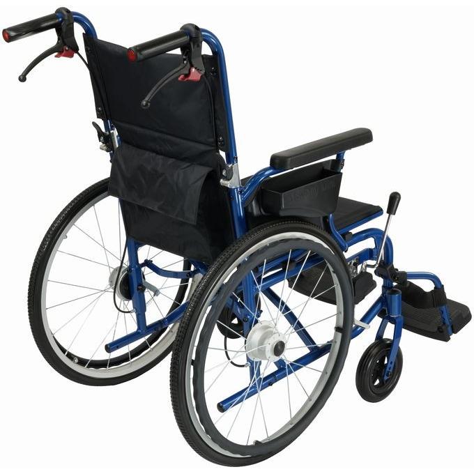 スワニー車イス自走用　　青 SWANY（キャリーバック） スワニー (非課税)世界最小クラスの