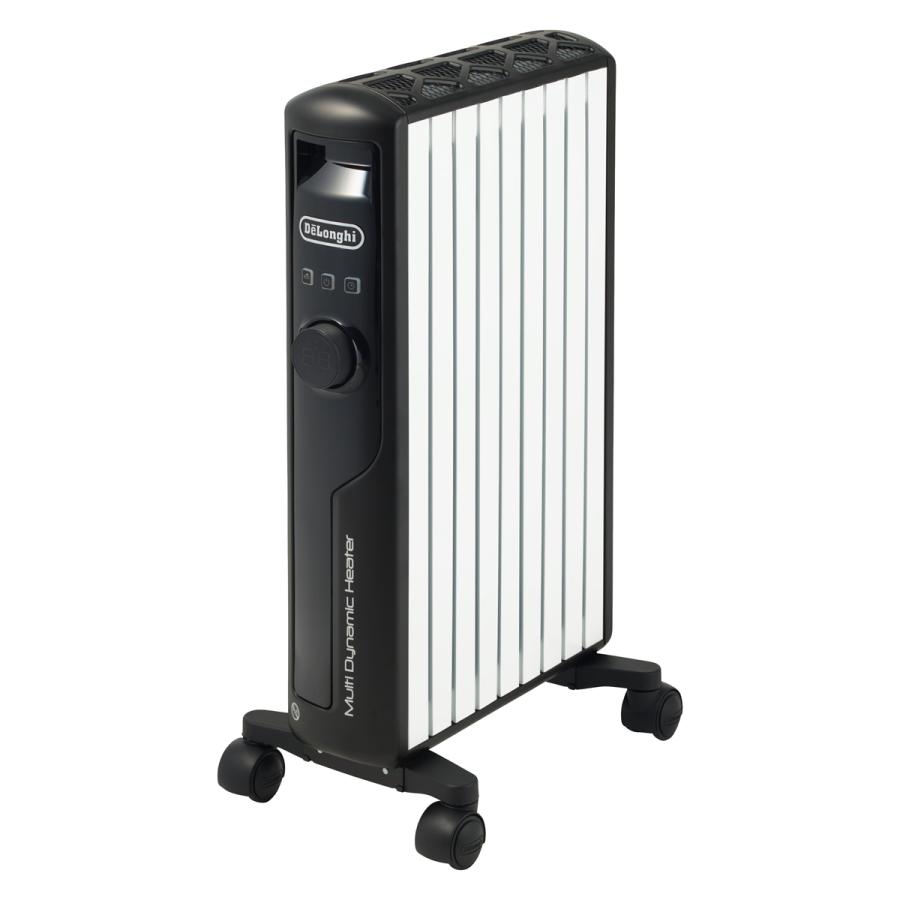 デロンギ マルチダイナミックヒーター(8〜10畳 ピュアホワイト + マットブラック) (暖房器具)De'Longhi MDHS12-BK 返品種別A | デロンギ