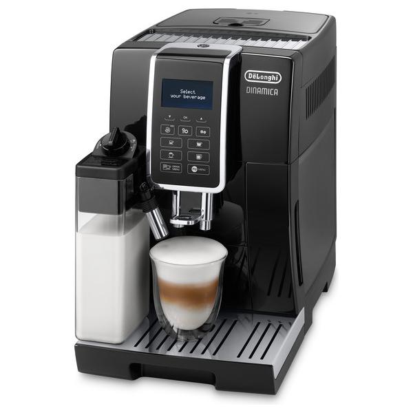 デロンギ コンパクト全自動エスプレッソマシン ブラック DeLonghi ディナミカ ECAM35055B 返品種別A | デロンギ