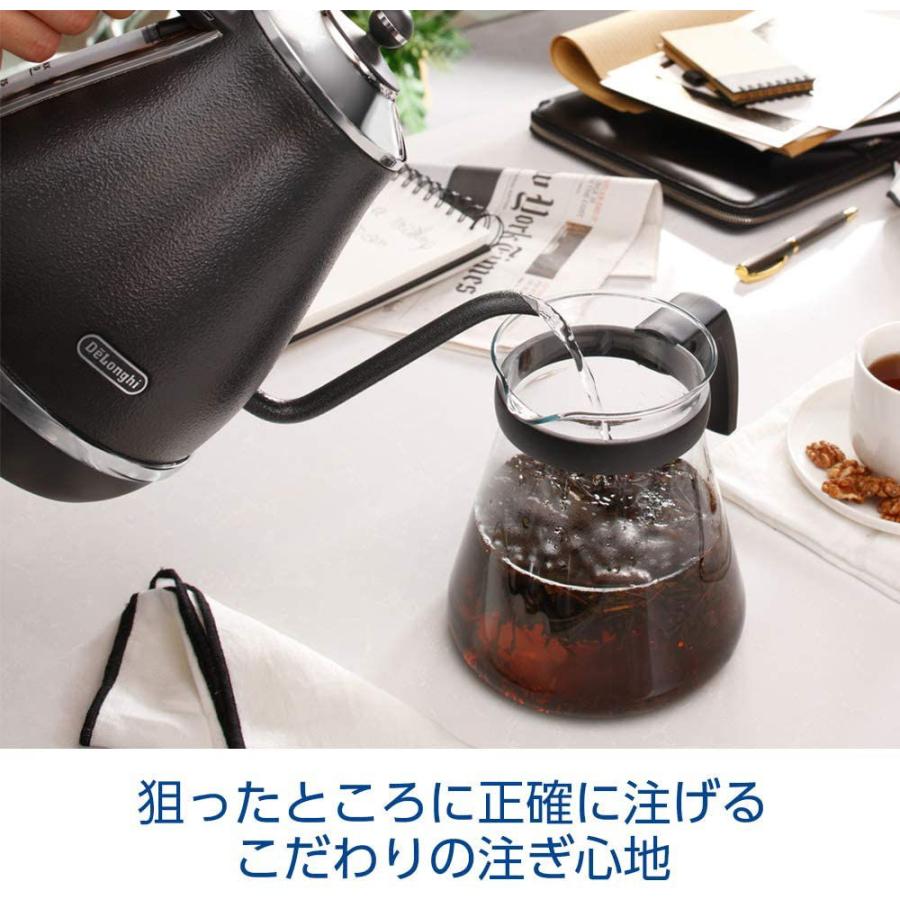 デロンギ 電気ケトル 1.0L プレステージグレー DeLonghi