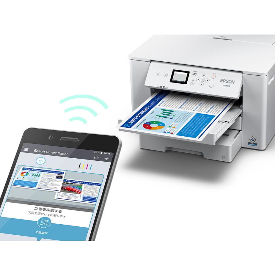 エプソン A3ノビ カラー対応 インクジェットプリンター(有線/ 無線LAN、2段カセット) EPSON PX-S6010 返品種別A
