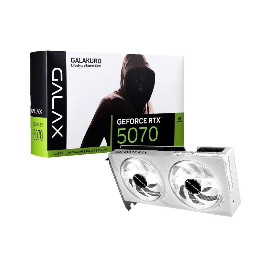 玄人志向 NVIDIA GeForce RTX 5070 ホワイトカラーデュアル