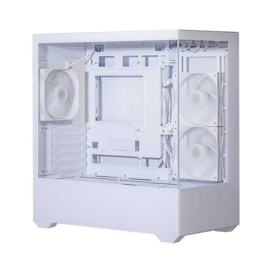 玄人志向 Micro ATXマザーボード対応 ガラスパネル(フロント・左