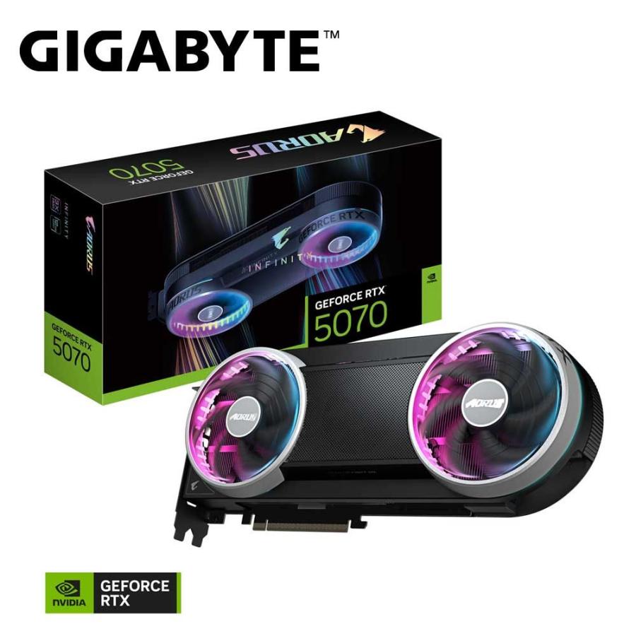 ■ GIGABYTE AORUS GeForce RTX 5070 INFINITY 12G