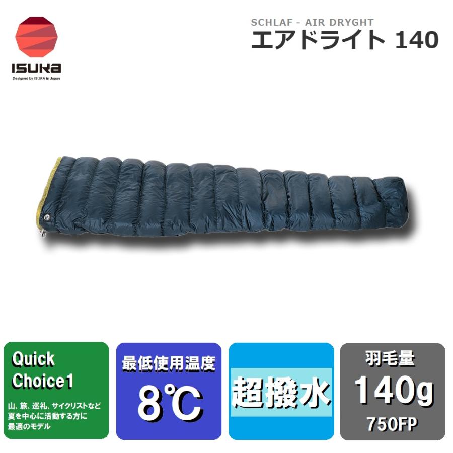ISUKA（イスカ） Air Dryght 140 エアドライト 140(ダークネイビー