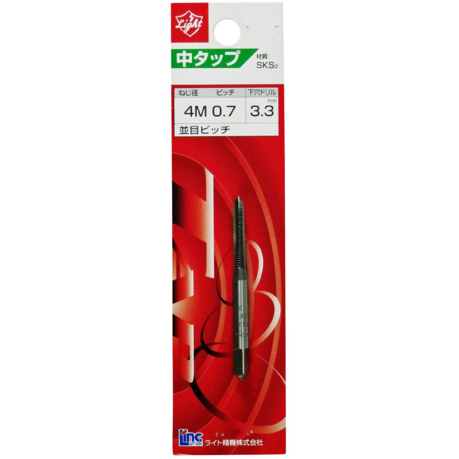 ライト精機 中タップ(sks2) ネジ径M4×ピッチ0.7 23317 返品種別B : Joshin web - 通販 - Yahoo!ショッピング