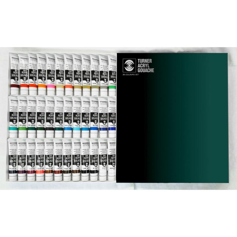 楽天市場】ターナーアクリルガッシュ ジャパネスクカラー45色セット
