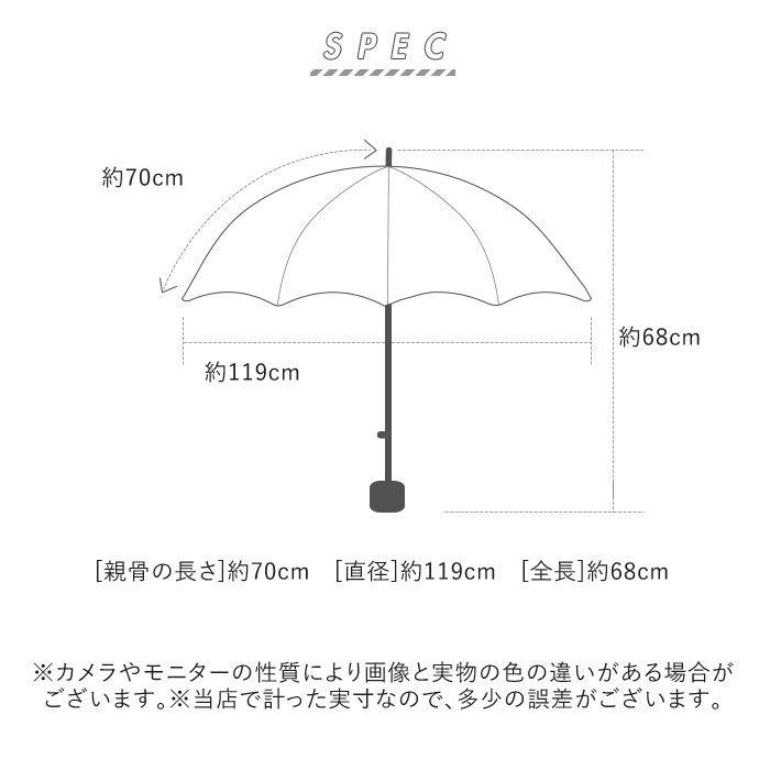 Pinky Wolman(ピンキーウォルマン) テフロン折りたたみ耐風傘(ネイビー・70cm) BF019035-1A-2A 返品種別A｜joshin｜07
