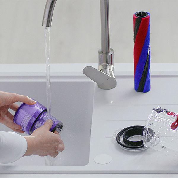 ダイソン Dyson サイクロン式スティッククリーナー 充電式 パワーブラシ シルバー/ アイアン/ ニッケル (掃除機)Dyson Micro Origin SV33FFOR 返品種別A｜joshin｜07