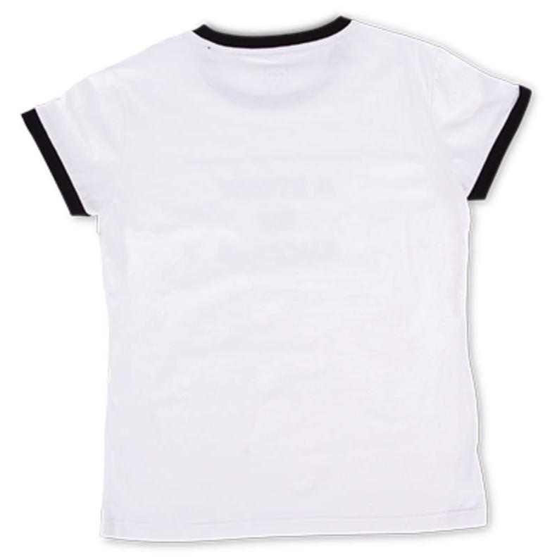 マーシャル 襟袖黒縁 レトロテイストデザイン Tシャツ LADY’S(サイズ：レディースXS) 返品種別A｜joshin｜02