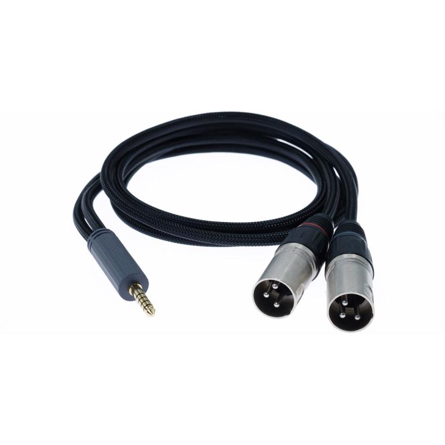 アイファイ・オーディオ バランス変換ケーブル(4.4mmオス→XLRオス