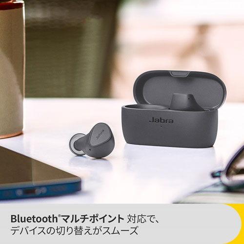 Jabra ノイズキャンセリング機能搭載 完全ワイヤレス Bluetoothイヤホン(ダークグレー) Jabra Elite 4 100-99183000-99 返品種別A｜joshin｜06