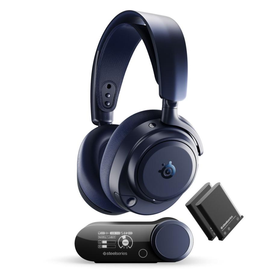 SteelSeries(スティールシリーズ) ゲーミングヘッドセット Arctis Nova Pro Omni(PC PlayStation Xbox Switch MidnightBlue) 61723 返品種別A