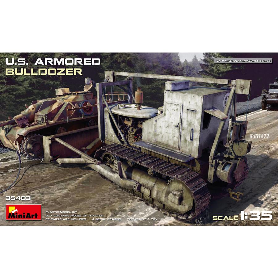 ミニアート 1/ 35 米国装甲ブルドーザー(MA35403)プラモデル 返品種別B  