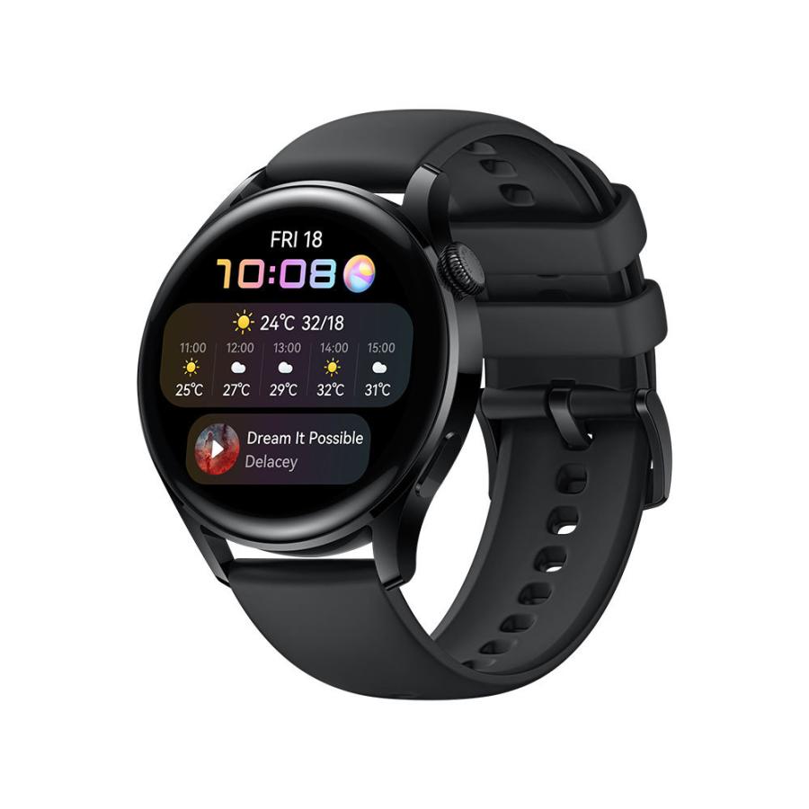 HUAWEI(ファーウェイ) スマートウォッチ(ブラック)HUAWEI WATCH 3 BLACK WATCH 3 BLACK 返品種別A
