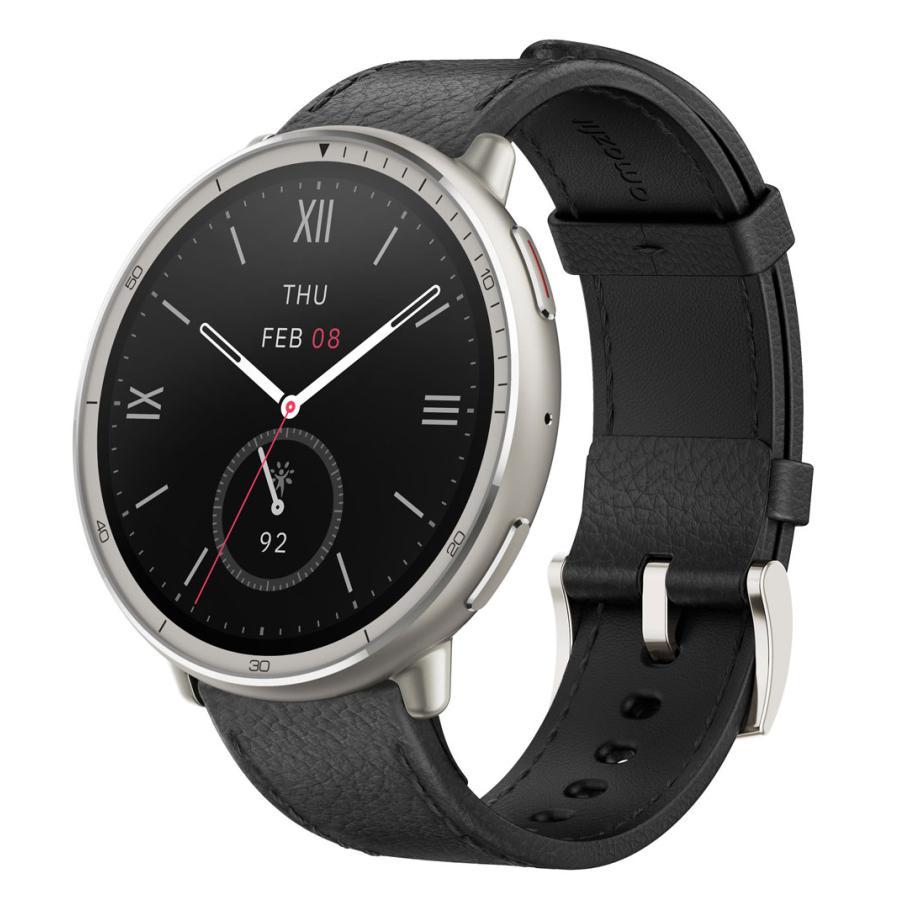 Zepp Health Amazfit Active 2 プレミアムバージョン [ブラックレザー]の商品画像（Yahoo!ショッピング）