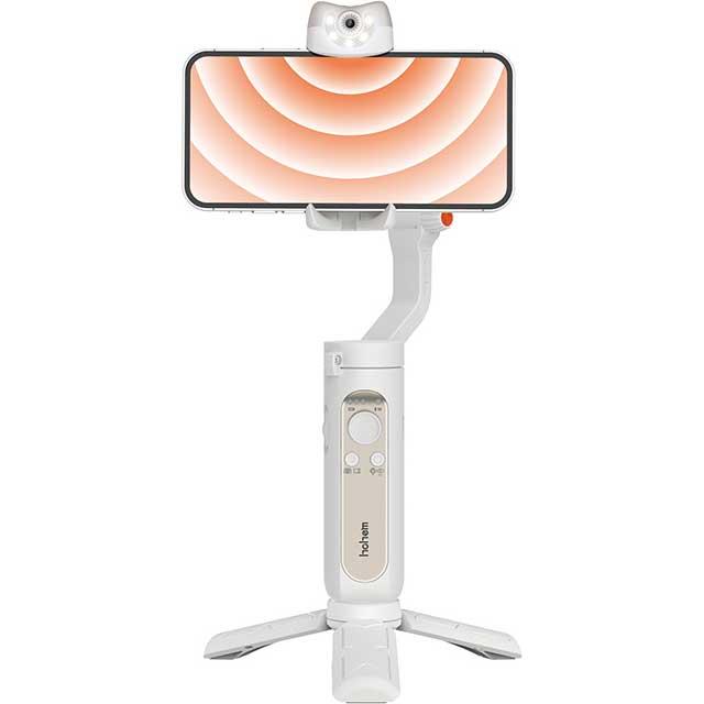 hohem isteady v2 スマホジンバル AIセンサー  白 Hohem Hohem AIセンサー搭載 スマートフォン用ジンバル 3軸
