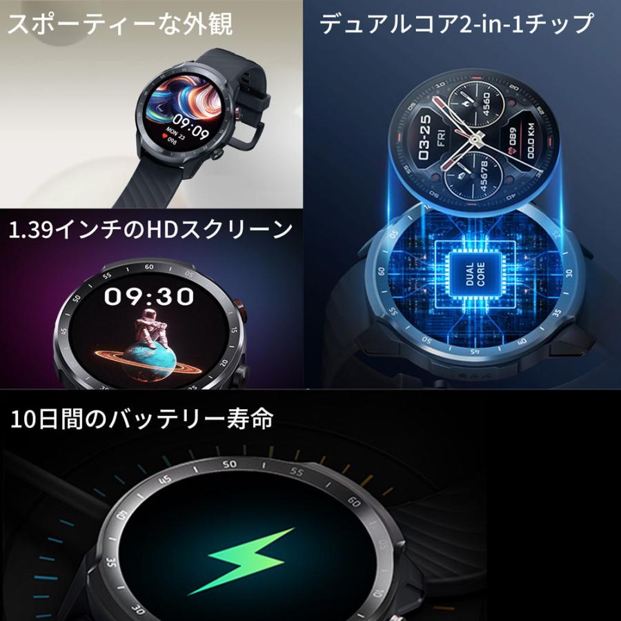 Mibro(ミブロ) Mibro Watch A2 スマートウォッチ SP380007-C01 返品種別A｜joshin｜06