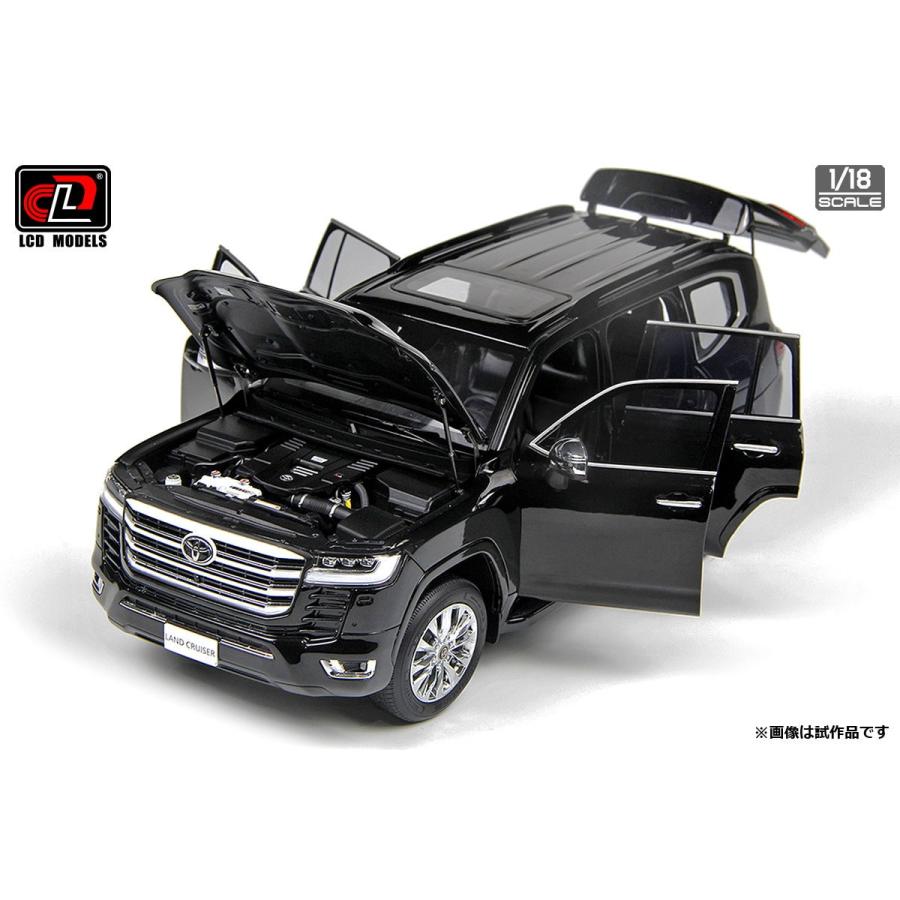 LCD MODELS 1/ 18 ランドクルーザー300 ZX ブラック(LCD18013ZXBL