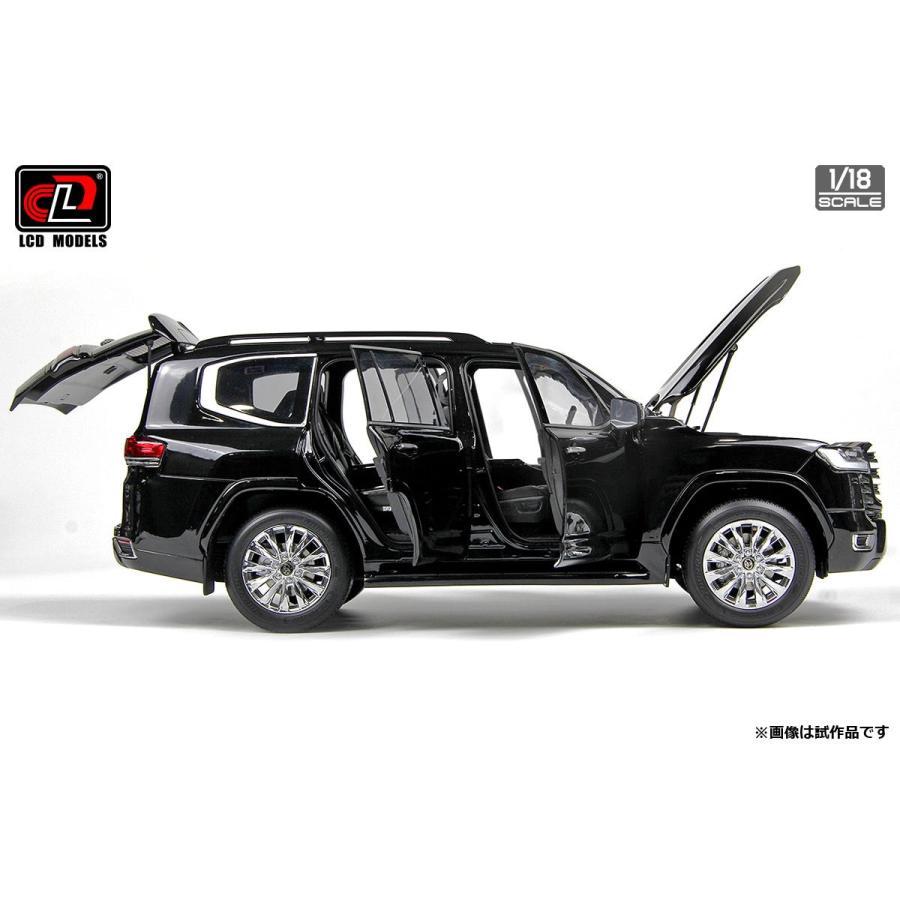 LCD MODELS 1/ 18 ランドクルーザー300 ZX ブラック(LCD18013ZXBL