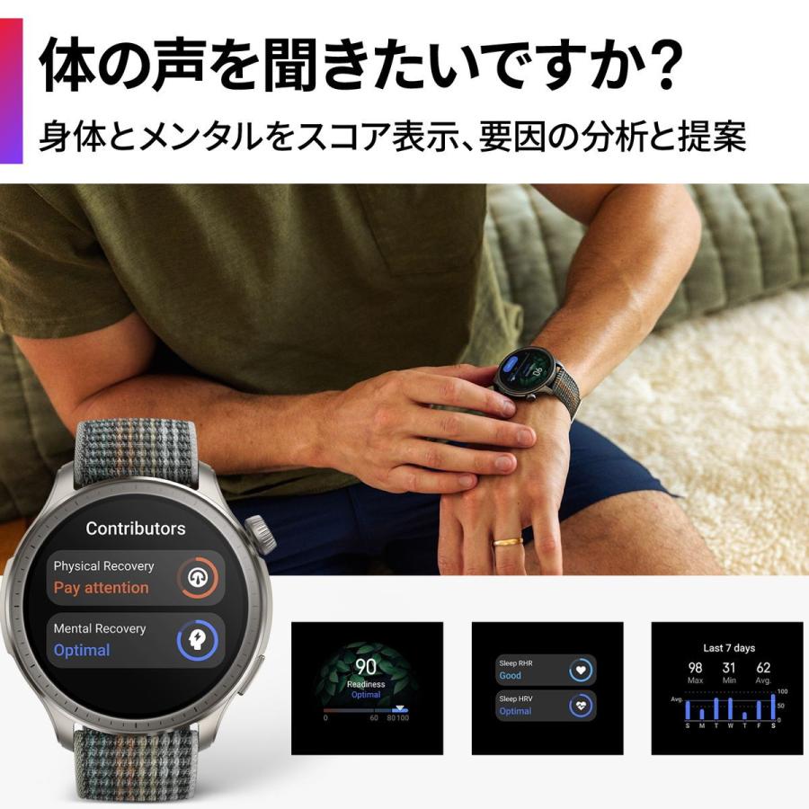 AMAZFIT Amazfit Balance ミッドナイト スマートウォッチ SP170065ミッドナイト 返品種別A｜joshin｜06