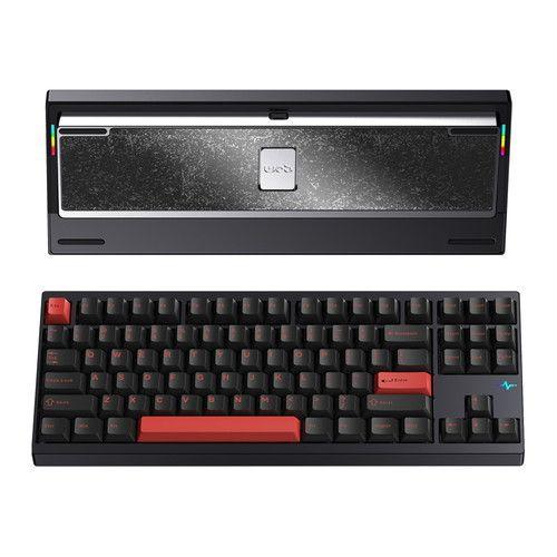 WOB Crush80 lite メカニカルキーボード ブラック レッド WOBKEY｜ウォブキー Type-C/ 無線(2.4GHz)/ Bluetooth対応 メカニカル