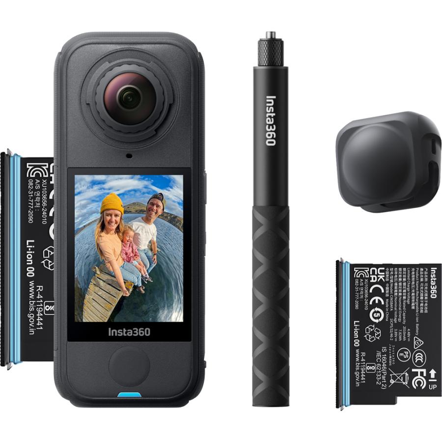 アクションカメラ Insta360 X4 Air スターターバンドル［グラファイトブラック］の商品画像（Yahoo!ショッピング）