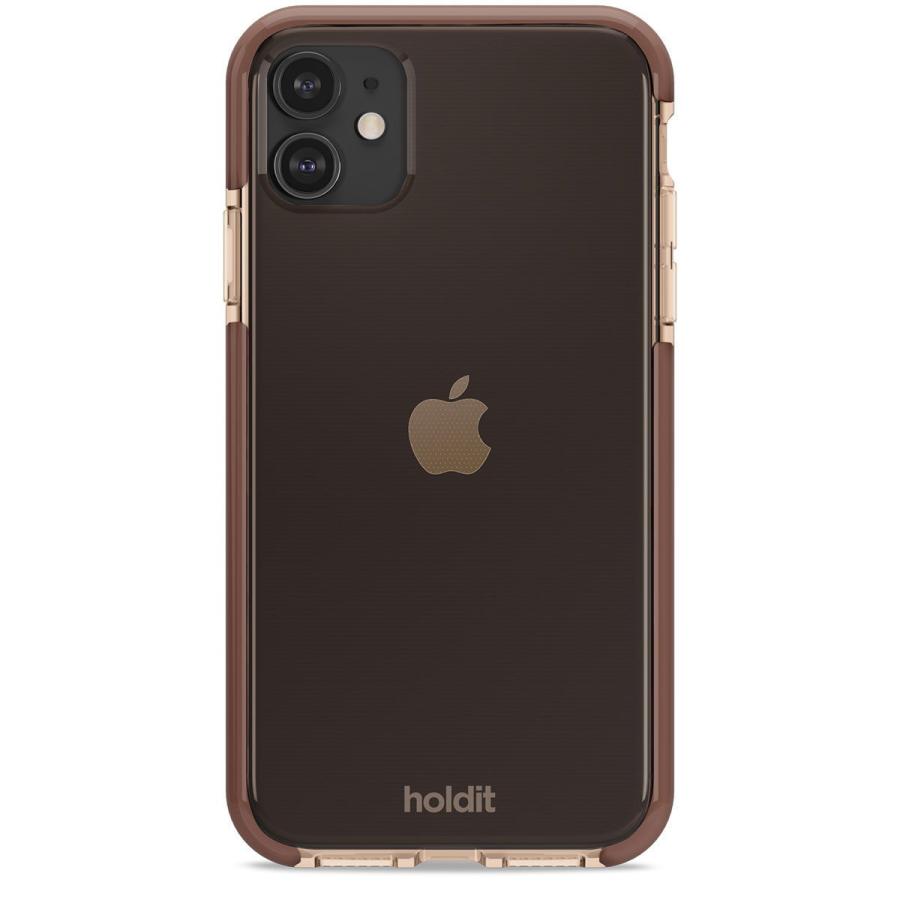 Holdit(ホールディット) iPhone11/ XR用 Seethru クリアケース (ダークブラウン) Holdit 15144(HOLDIT) 返品種別A｜joshin｜02