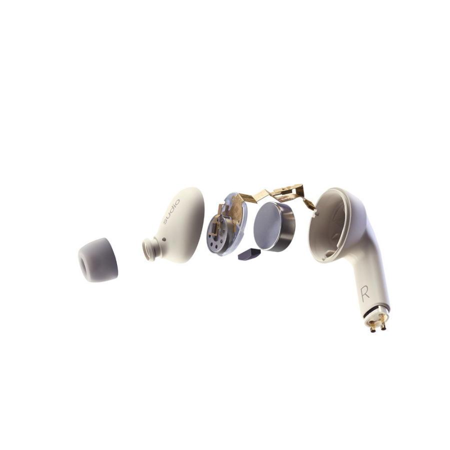 Sudio 完全ワイヤレス Bluetoothイヤホン(クリーム) Sudio E2