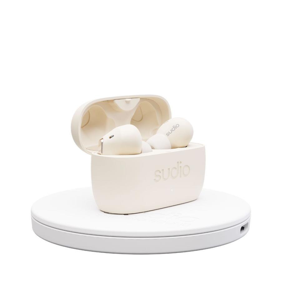 Sudio 完全ワイヤレス Bluetoothイヤホン(クリーム) Sudio E2