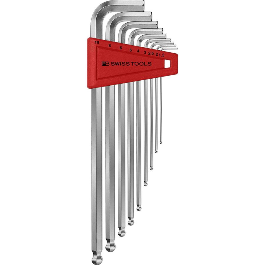PB SWISS TOOLS PBスイスツールズ ボール付ロング六角棒レンチセット