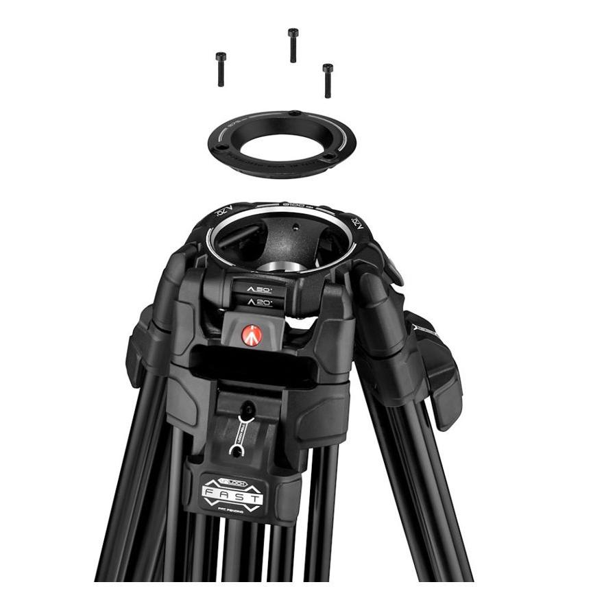 Manfrotto（マンフロット） 645 FAST ツインビデオ三脚 アルミニウム