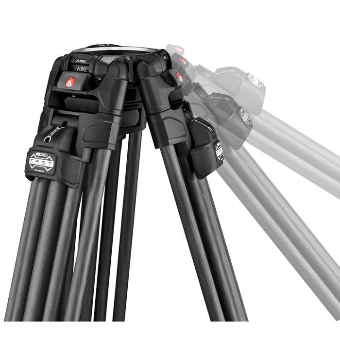 マンフロット 645 FAST ツインビデオ三脚 カーボン Manfrotto MVTTWINFC 返品種別Aの画像