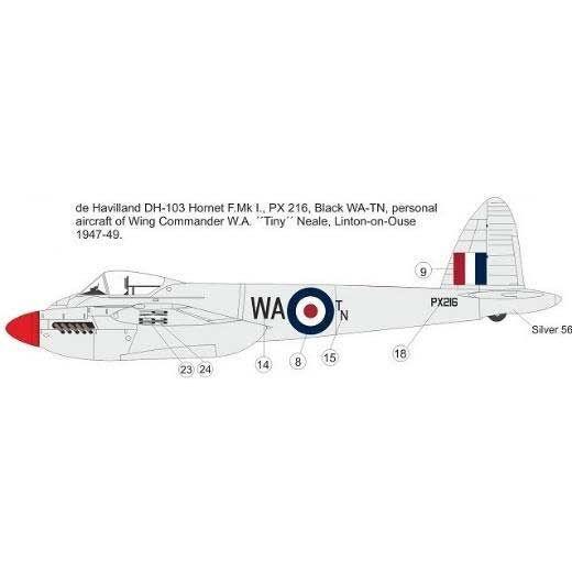 AZモデル 1/ 72 DH-103 ホーネット F Mk.I/ F.1(AZM7651)プラモデル 返品種別B｜joshin｜03