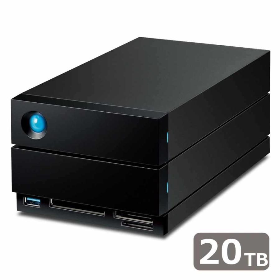 LaCie｜ラシー LaCie 外付け HDD 20TB 2big Dock Thunderbolt3×2