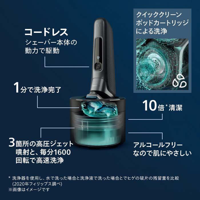 フィリップス メンズシェーバー[電気シェーバー](回転刃)(自動洗浄器付)(ブラック) PHILIPS Shaver series 7000 S7886/ 50 返品種別A｜joshin｜13