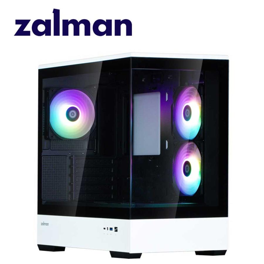 ZALMAN ZALMAN｜ザルマン P30 BW PCケース(ブラック×ホワイト) P30BW