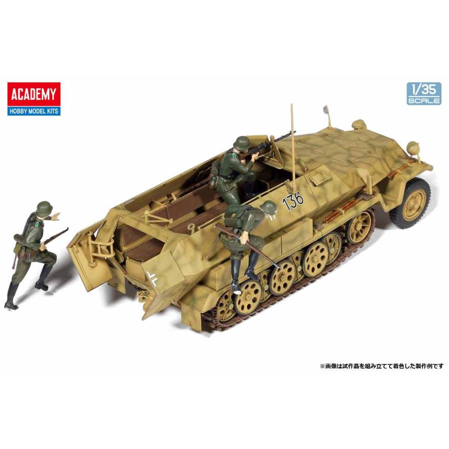 アカデミー 1/ 35 Sd.kfz.251/ 1 ハーフトラック C型(13540)プラモデル 返品種別B｜joshin｜03