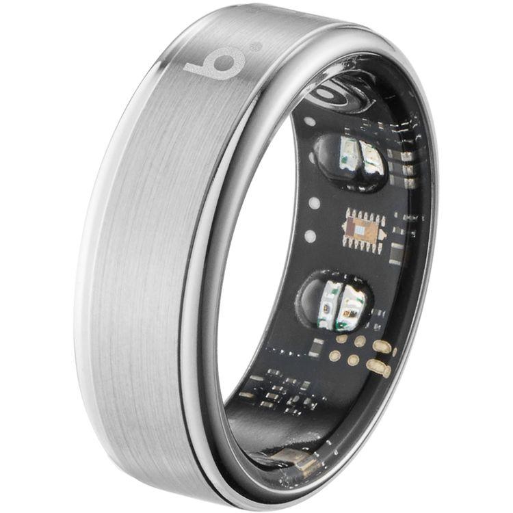 b.ring スマートリング G2 ステンレスモデル 健康管理 睡眠管理 AI分析 Android iPhone対応 専用アプリ 最大7日間持続 IP68 5ATM 防水 歩数計 超軽量 ポータブル充電ケース付き (シルバー, US7号（日本基準13〜15号/内周55.0mm）)の商品画像（Yahoo!ショッピング）