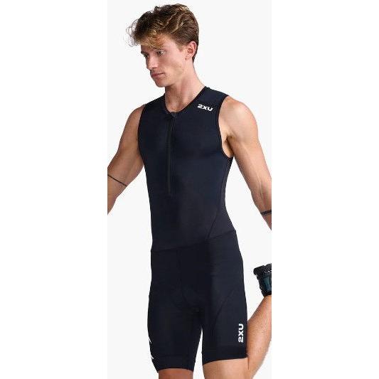 通信販売2XU メンズ トライアスロンウェアコア トライスーツ(BLK WHT